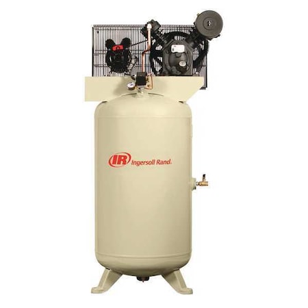 Ingersoll-Rand Electric Air Compressor, 5 hp, 2 Stage 2340N5-V-230/1