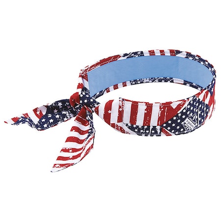 Ergodyne Cooling Bandana, PVA And Cotton, One Size 6700CT