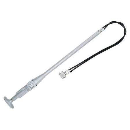 Greenlee 60" Hydraulic Pole Tamper, Kidney Foot, Flow Range 4-6 GPM H4802-6