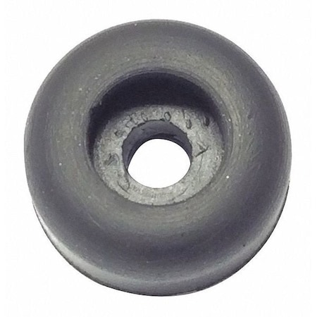 Zoro Select Bumper, Rubber, Black, 1/4"H x 1/4"W, PK.50 207-017K