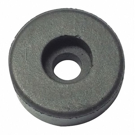 Zoro Select Bumper, Rubber, Black, 1/2"H x 1/2"W, PK.25 2074-017