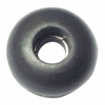 Zoro Select Bumper, Rubber, Black, 5/16"H x 5/16"W, PK.25 2081W-017