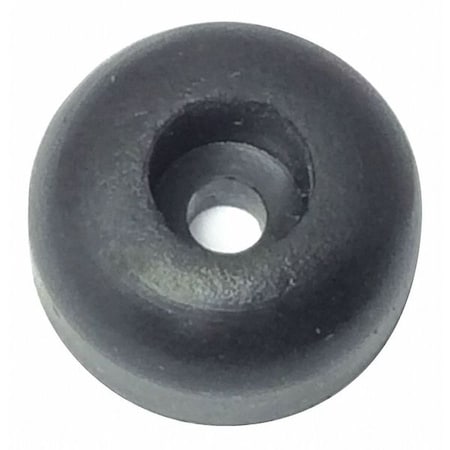 Zoro Select Bumper, Rubber, Black, 5/16"H x 5/16"W, PK.25 2088-017