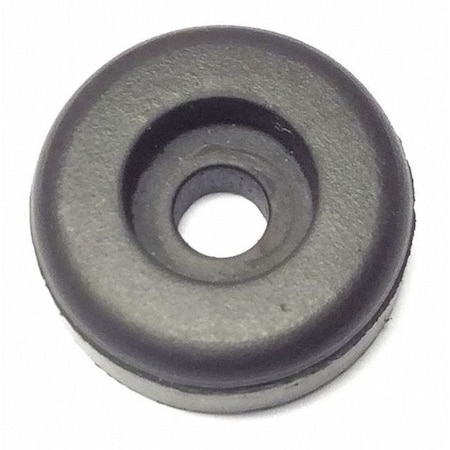 Zoro Select Bumper, Rubber, Black, 9/32"H x 9/32"W, PK.25 2092-017S