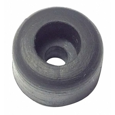 Zoro Select Bumper, Rubber, Black, 11/32"H x 11/32"W, PK.25 1670-017