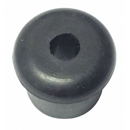 Zoro Select Bumper, Rubber, Black, 9/16"H x 9/16"W, PK.25 14-034S