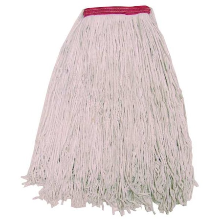 Tough Guy 1 in String Wet Mop, 32 oz Dry Wt, Slide-On, Cut-End, Beige, Polyester/Rayon (Formerly Tough Guy) 16W222