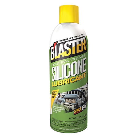 Blaster Silicone Lubricant, Industrial Strength, 11 oz, Aerosol Can 16-SL