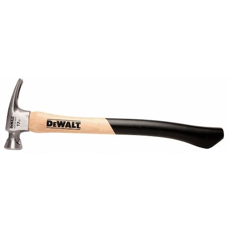 Dewalt Framing Hammer, 17 oz, 16 In L, Hickory DWHT51418