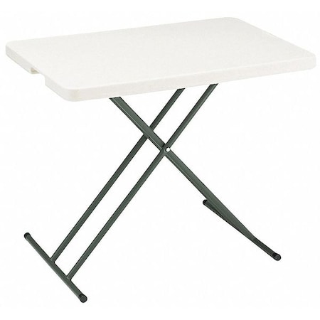 Iceberg IndestrucTable Classic Personal Folding Table, Platinum Granite Top, 20 in W x 30 in L x 29 in H 65490