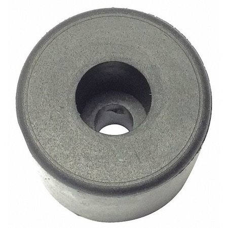 Zoro Select Bumper, Rubber, Black, 1"H x 1"W, PK.5 2098-017AL