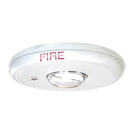 Edwards Signaling Ceiling Strobe, Marked Fire, White EGCF-VMH