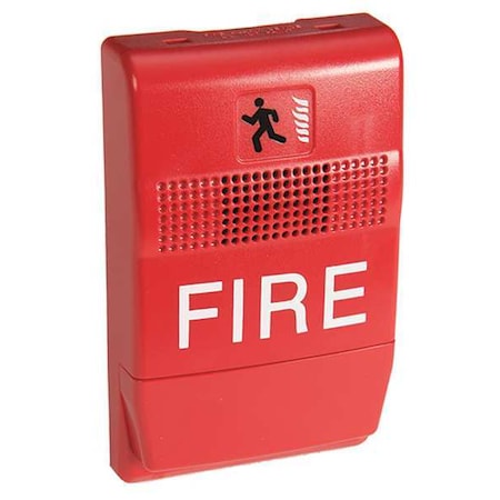 Edwards Signaling Horn, Marked Fire, Red EG1RF-P