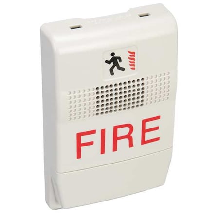 Edwards Signaling Horn, Marked Fire, White EG1F-P