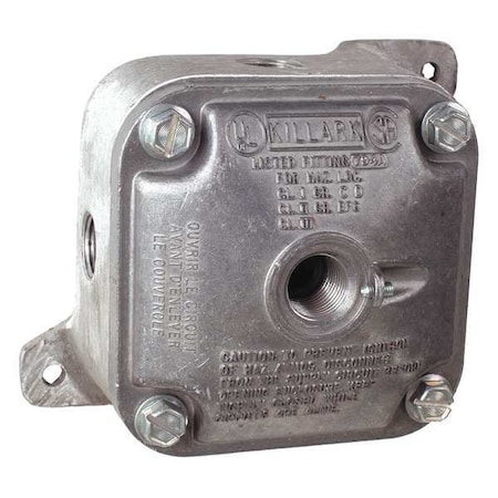 Edwards Signaling Explosionproof Box, Gray JALX11