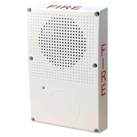 Edwards Signaling Outdoor Speaker, Marked Fire, White WG4WF-S