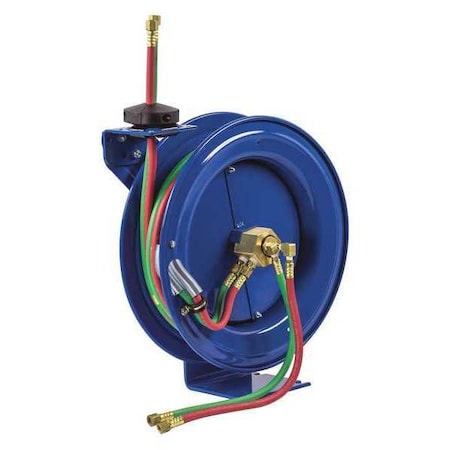Coxreels 1/4" x 40 ft. Spring Return Welding Hose Reel w/Hose 200 psi P-W-140
