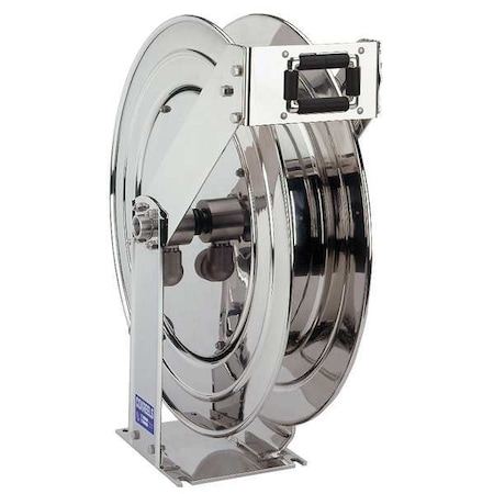 Coxreels Spring Return Hose Reel, 3/4 in Hose Diameter, 50 ft Length, 300 psi Max. Pressure, Stainless Steel TSHL-N-550-SS