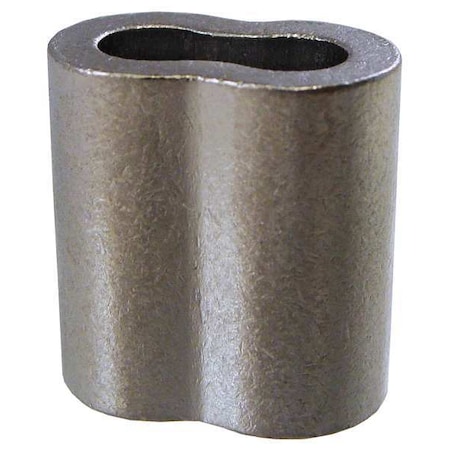 Loos Wire Rope Oval Sleeve, 1/4 in, Copper SL2-8TP