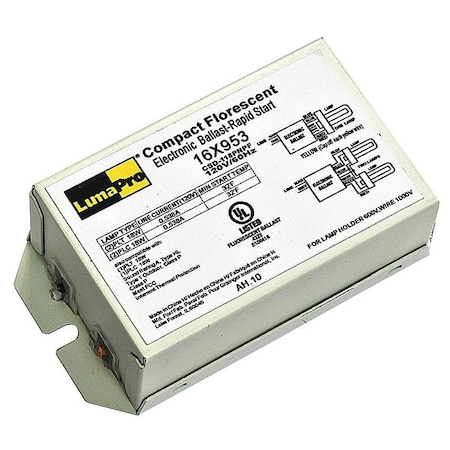 Zoro Select CFL Ballast, Electronic, 31W, 120V (Formerly LumaPro) 16X953