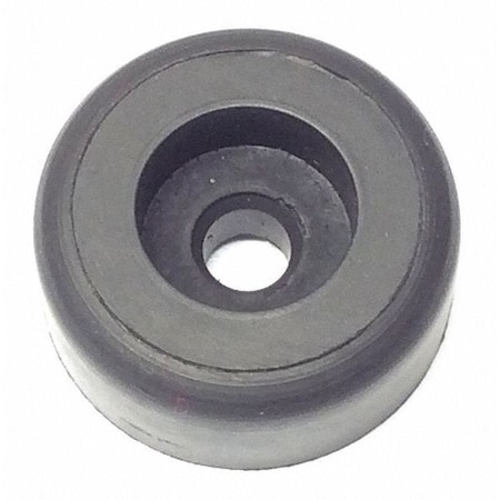 Zoro Select Bumper, Rubber, Black, 5/16"H x 5/16"W, PK.25 2616-017Z