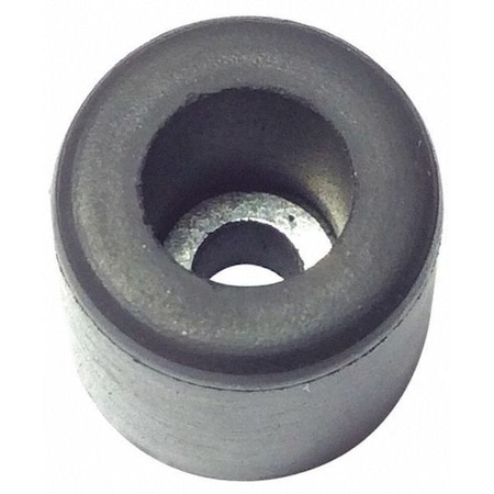 Zoro Select Bumper, Rubber, Black, 17/32"H x 17/32"W, PK.10 2658W-017