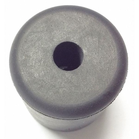 Zoro Select Bumper, Rubber, Black, 1-1/4"H x 1-1/4"W, PK.5 2812W-017