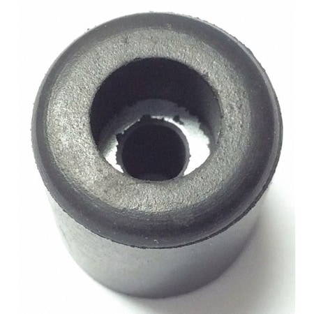 Zoro Select Bumper, Rubber, Black, 3/4 in H x 5/8 in W, PK.10 2816W-017