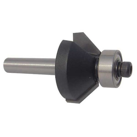 Westward Chamfer Rtr Bit, Carbide Tipped, 1-1/2 In 16Y551