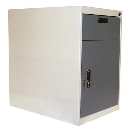 Pro-Line Cabinet Pedestal, 26Wx26Dx26H, White/Blue C1-6-SDR26-627-607