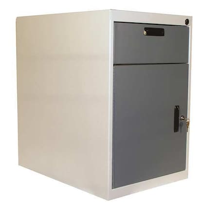 Pro-Line Cabinet Pedestal, 26Wx26Dx26H, White/Blue C1-6SDL26-627-607