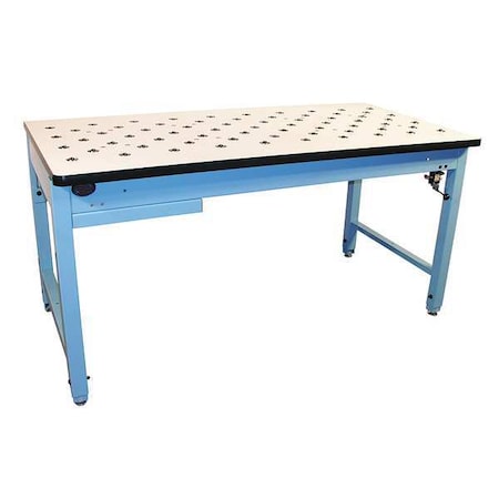 Pro-Line Bolted Workbench, Laminate, 60 in W, 30 in to 36 in Height, 800 lb, Straight RT6030-FC-HD-C