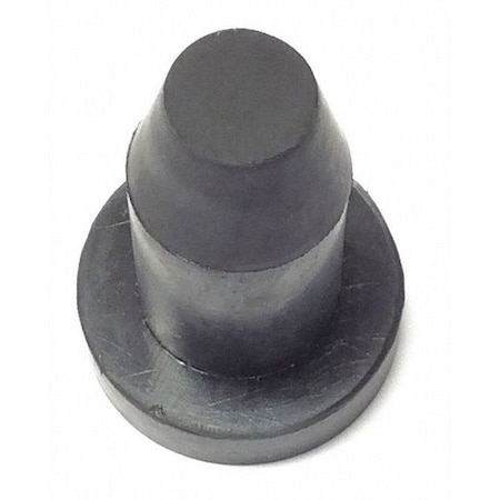 Zoro Select Bumper, Rubber, Black, 1-1/2"H x 1-1/2"W, PK.25 835-136S