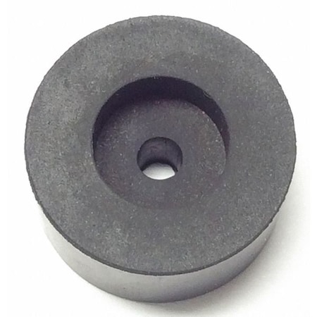 Zoro Select Bumper, Rubber, Black, 3/8"H x 3/8"W, PK.25 2941-017