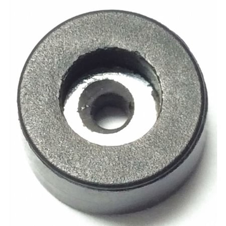 Zoro Select Bumper, Rubber, Black, 1/4"H x 1/4"W, PK.50 2996W-017