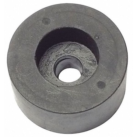 Zoro Select Bumper, Rubber, Black, 1/2"H x 1/2"W, PK.10 425-017U