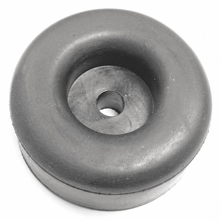 Zoro Select Bumper, Rubber, Black, 1"H x 1"W, PK.5 613A-034K