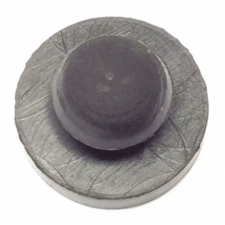 Zoro Select Bumper, Rubber, Black, 3/8"H x 3/8"W, PK.100 711-034S