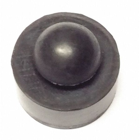 Zoro Select Bumper, Rubber, Black, 11/32"H x 11/32"W, PK.100 734-034S