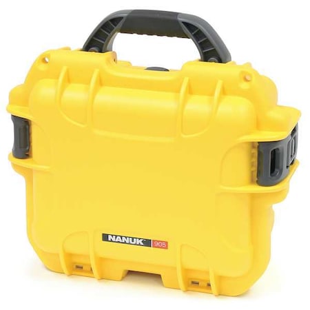 Nanuk Cases Yellow Protective Case, 12-1/2"L x 10.1"W x 6"D 905S-000YL-0A0