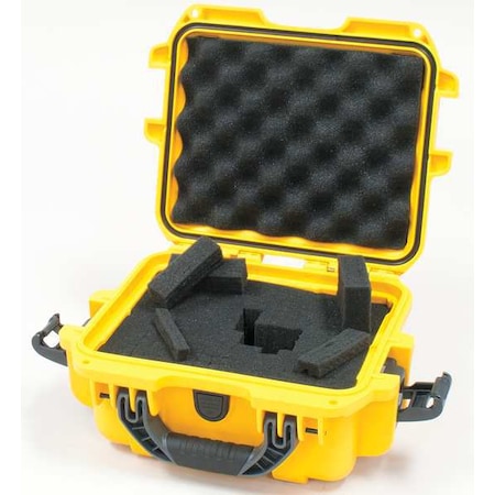 NANUK CASES Yellow Protective Case, 12-1/2"L x 10.1"W x 6"D 905S-010YL-0A0