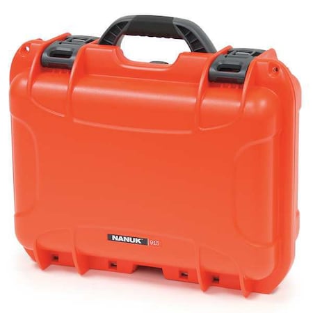 Nanuk Cases Orange Protective Case, 15.8"L x 12.1"W x 6.8"D 915S-000OR-0A0