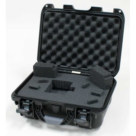 Nanuk Cases Black Protective Case, 15.8"L x 12.1"W x 6.8"D 915S-010BK-0A0