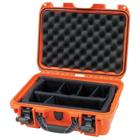 Nanuk Cases Orange Protective Case, 15.8"L x 12.1"W x 6.8"D 915S-020OR-0A0