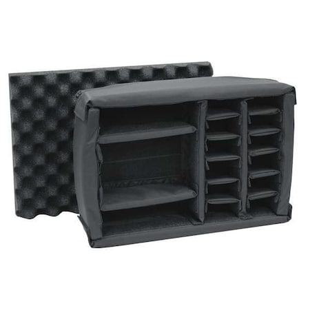 Nanuk Cases Padded Divider Set, Black, 4 in, 17 in 925-DIVI