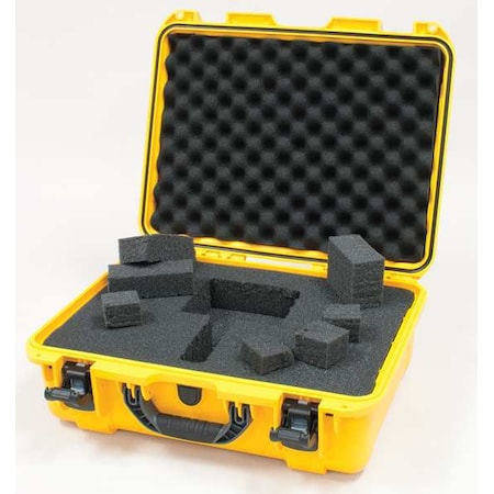 Nanuk Cases Yellow Protective Case, 19.8"L x 16"W x 7.6"D 930S-010YL-0A0