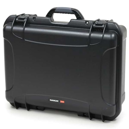 Nanuk Cases Black Protective Case, 21.7"L x 16.9"W x 8-1/2"D 940S-000BK-0A0