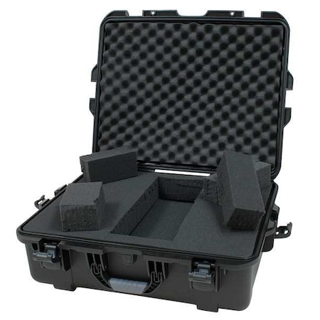 Nanuk Cases Black Protective Case, 25.1"L x 19.9"W x 8.8"D 945S-010BK-0A0