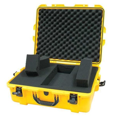 Nanuk Cases Yellow Protective Case, 25.1"L x 19.9"W x 8.8"D 945S-010YL-0A0