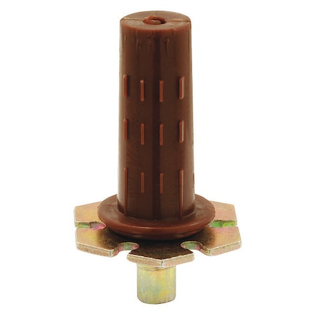 Primeline Tools 7/16 in. Adjustable Bi-Fold Door Bottom Pivot, for Bi-Fold Doors (2 Pack) N 6707